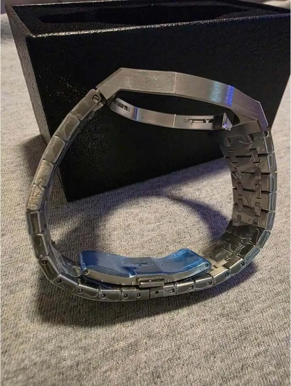 Casio polished stainless
